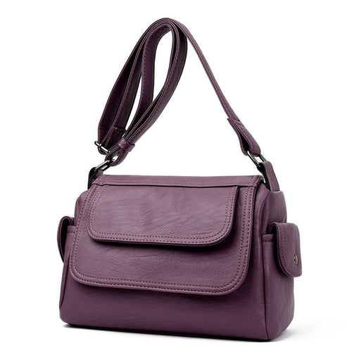 Casual High Quality Leather Messenger Bag For Women