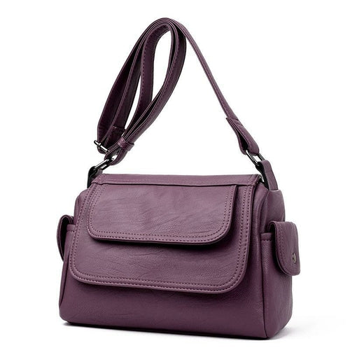 Casual High Quality Leather Messenger Bag For Women