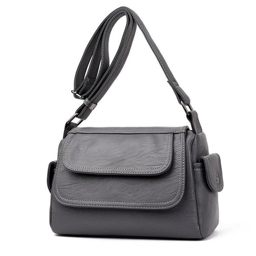Casual High Quality Leather Messenger Bag For Women
